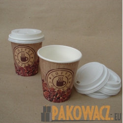 Wieczko plastikowe cafe to go do kubków papierowych 80mm/100szt.