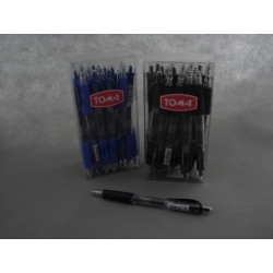 Długopis automatyczny żelowy 1szt niebieski TOMA